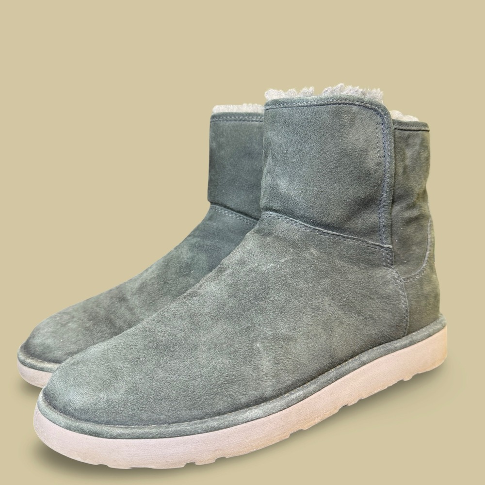 UGG Abree Women's Size 8 US Gray/Green
Suede Side Zip Mini Boots 1016548